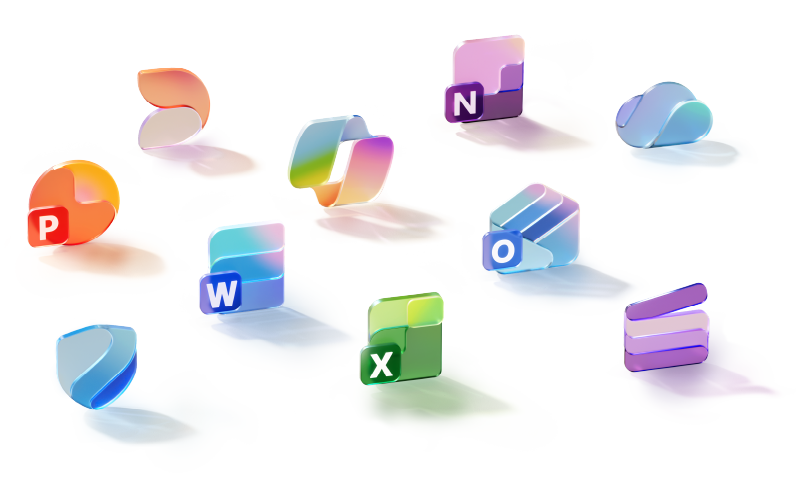 Microsoft 365 のアプリケーションアイコン