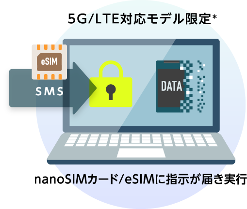 ワイヤレスWAN（nanoSIMカード/eSIM）対応 リモートセキュアPlus
