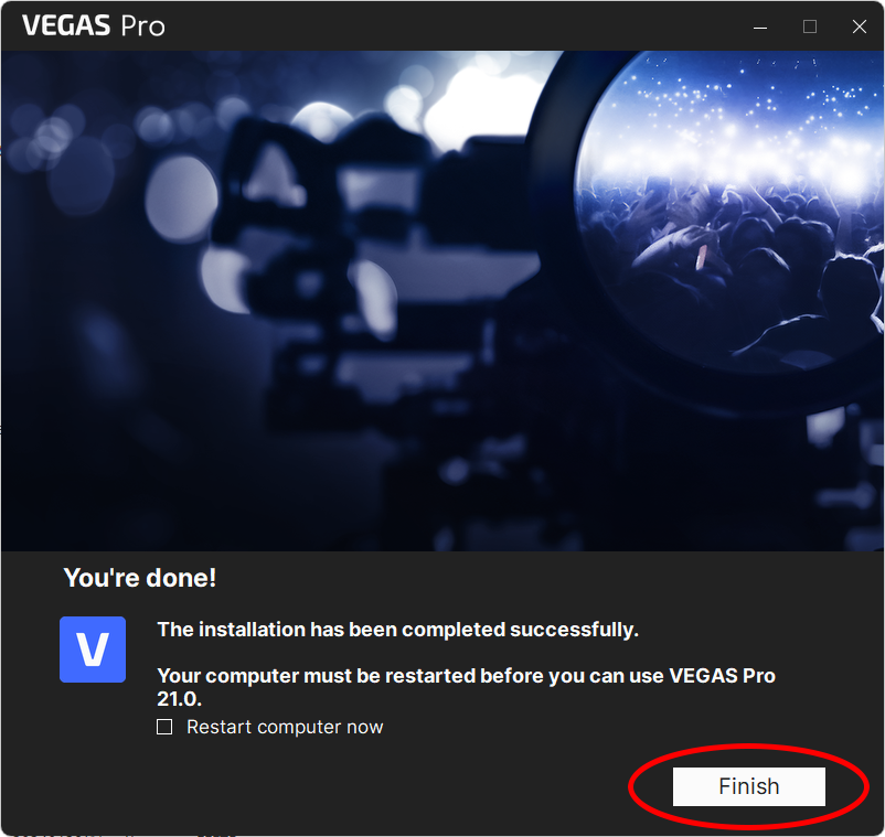 VEGAS Proインストール手順7