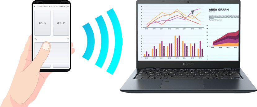 dynabook スマホコネクションイメージ
