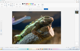 ペイントの生成AI塗りつぶし/消去