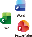 Word Excel PowerPoint